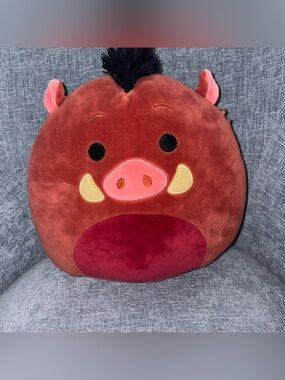 Disney The Lion King Pumbaa Squishmallow 12” Plush Kellytoy 2022